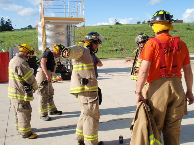 Grain bin rescue training. 06/28/2010
